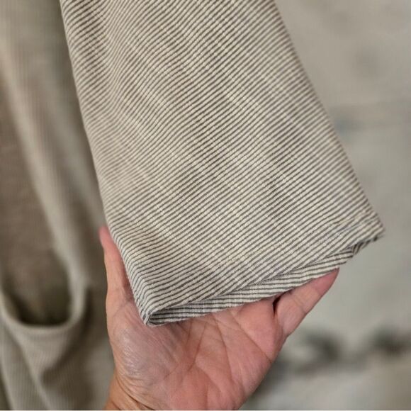 Anthropologie Donni Draped Oatmeal Midi Cardigan Cozy Comfort w/Pockets One Size - Picture 8 of 10